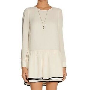 See by Chloe Long Sleeve Ivory Layered Dress